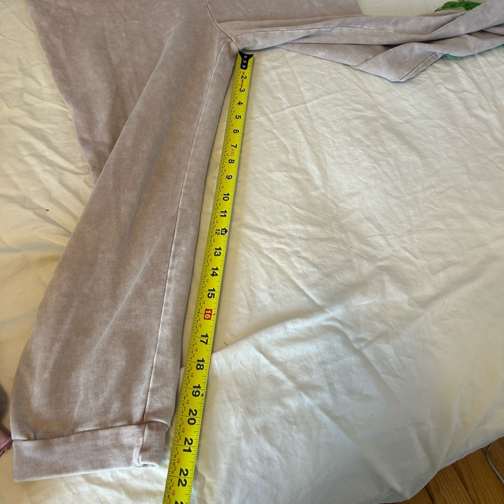TS by Thrive Lounge Jumpsuit hotshot Overalls Medium Scoopneck Relaxed sweatsuit - Picture 4 of 5